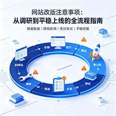 嘉峪关建站-网站改版注意事项:从调研到平稳上线的全流程指南