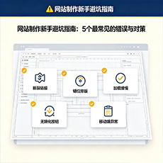 嘉峪关建站-网站制作新手避坑指南:5个最常见的错误与对策
