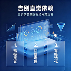 嘉峪关建站-告别直觉依赖：三步学会数据驱动网站运营