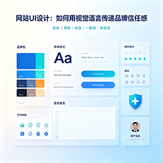 嘉峪关建站-网站UI设计：如何用视觉语言传递品牌信任感