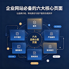 嘉峪关建站-企业网站必备的六大核心页面