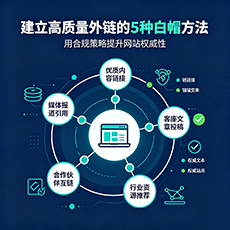 嘉峪关建站-建立高质量外链的5种白帽方法